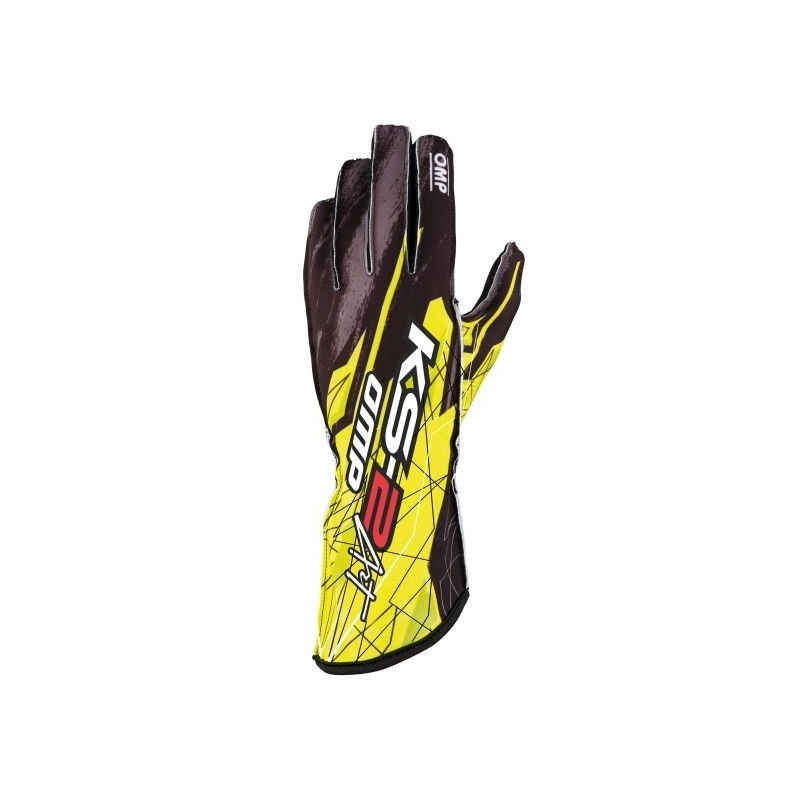 Guantes Kart OMP KS-2 Art amarillo/negro Guantes Kart OMP KS-2 Art amarillo/negro