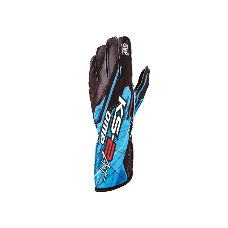 Guantes Kart OMP KS-2 Art azul/negro Guantes Kart OMP KS-2 Art azul/negro