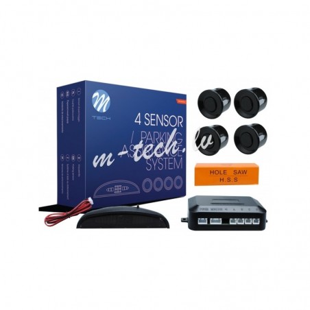 Sensores Aparcamiento M-Tech 4x18 mm sensor negro