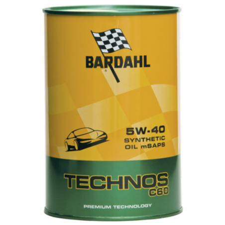 Aceite Motor Bardahl Technos 5W 40 Fullerene C3/A3/B4 505.01 1 L.