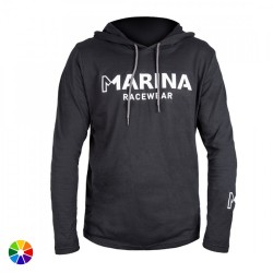 Camiseta Manga Larga Capucha Marina Racewear