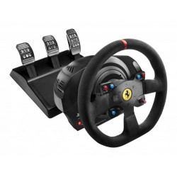 Imagén: Volante y Pedales T300 Thrustmaster Ferrari Integral AlcÃ¡ntara Edition - PC / PS3 / PS4 / PS5