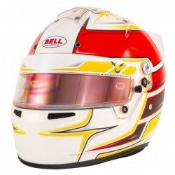 Bell KC7-CMR Lewis Hamilton Karting Blanco/Rojo Casco CMR2016