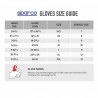 Sparco Lap FIA 8856-2018 Guantes Azul/Blanco