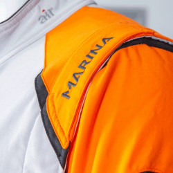 Marina Air Alp Pearl Grey Orange Mono FIA