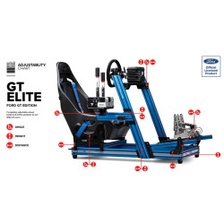 GTElite Ford GT Edition NLR Puesto Simulación Aluminio