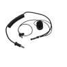 Microfono Stilo Casco Cerrado Elettr Naked Peltor Jack - 3.5 mm 2P