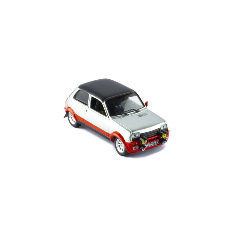 Renault 5 R5 Alpine Gr.2 1978 Plateado/Rojo - Miniatura 1:43 Renault 5 R5 Alpine Gr.2 1978 Plateado/Rojo - Miniatura 1:43