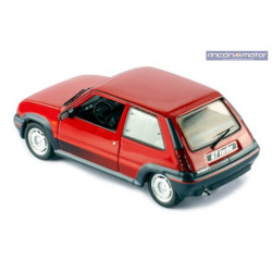 Renault 5 R5 GT Turbo 1985 Rojo/Negro - Miniatura 1:43