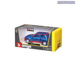 Renault 5 R5 Turbo Azul-Rojo1982 - Miniatura 1:24 Bburago 21088