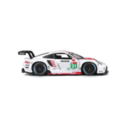 Porsche 911 RSR Nº91 2020 Bruni/Lietz/Makowiecki 24h LeMans Blanco/Rojo 1:24 Bburago