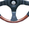 Momo Dark Fighter Volante Madera y Piel 350 mm