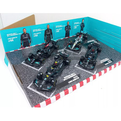 Mercedes Set: Petronas Bburago 1:43