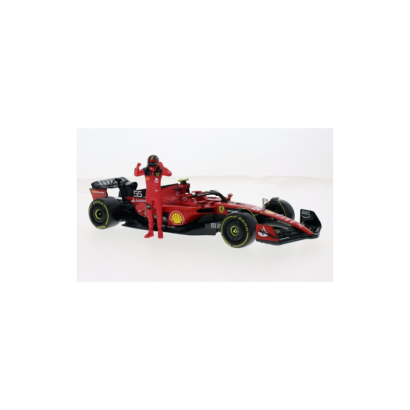 Ferrari SF-23 Nº55 Carlos Sainz Bburago - Miniatura 1:24