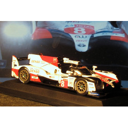 Toyota TS050 Hybrid 24 Horas de Le Mans 2018 Nº8 Alonso/Buemi/Nakajima Miniatura 1:43