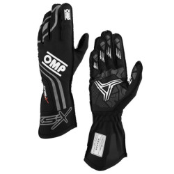 OMP KS-X FIA Guantes Kart Negros