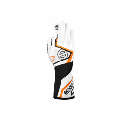 Sparco K-Tide+ 2025 Guantes Kart - Blanco/Naranja