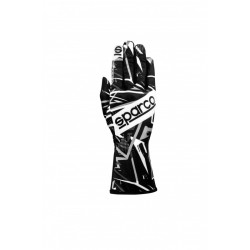 Sparco K-Rookie Guantes Kart - Negro/Blanco