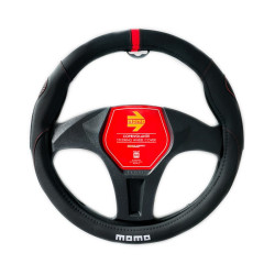 Momo Supergrip Funda Volante Universal Negro/Rojo