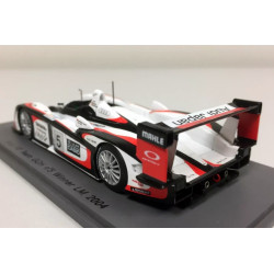 AUDI R8 Vencedor 24H Le Mans 2004 N°5 Ara/Capello/Kristensen- Miniatura Spark 1/43