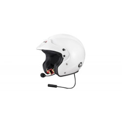 Stilo Sport Plus Casco / Blanco Serie Rally (Clips Hans+Audio)