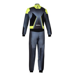 Sparco Prime K Niño Mono Kart Negro/Amarillo Flúor
