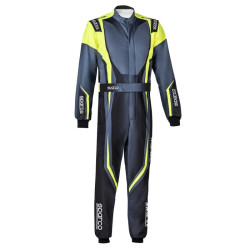 Sparco Prime K Niño Mono Kart Negro/Amarillo Flúor