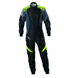 OMP KS-2X Art FIA 8877-2022 Mono Karting Niños Negro/Amarillo Fluo