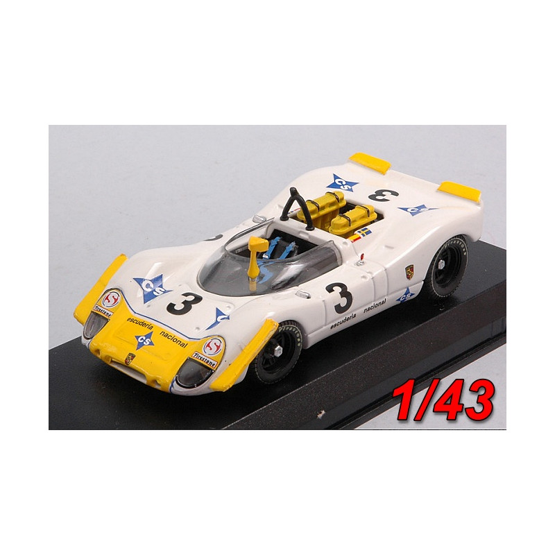 Porsche 908/2 Nº3 6 Horas Jarama 1970 De Bagration / Wisell - Miniatura Best Model 1/43