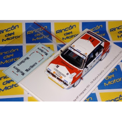 Lancia Delta HF Intergrale 16V N°14 Ralye Cataluña 1991 Monzón - Romani - Miniatura Spark 1/43