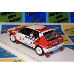 Lancia Delta HF Intergrale 16V N°14 Ralye Cataluña 1991 Monzón - Romani - Miniatura Spark 1/43