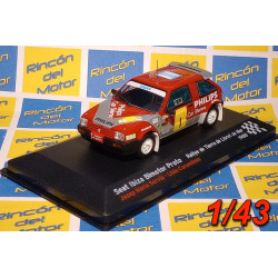 Seat Ibiza Bimotor Proto Rallye Lloret de Mar 1988 Nº1 JM Serviá/Corominas - Miniatura Ixo Escala 1/43