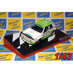 Lancia Delta HF Integrale Rallye Caja Cantabria 1992 Puras/Arrate - Miniatura Ixo Escala 1/43