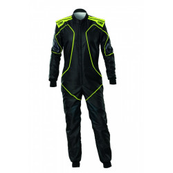 OMP KS-3X Art Style 2 FIA 8877-2022 Mono Karting Negro/Amarillo Fluor