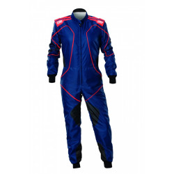 OMP KS-3X Art Style 2 FIA 8877-2022 Mono Karting Azul/Rojo