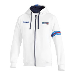 Chaqueta Sparco Martini Racing Cremallera Completa MY25 Blanca