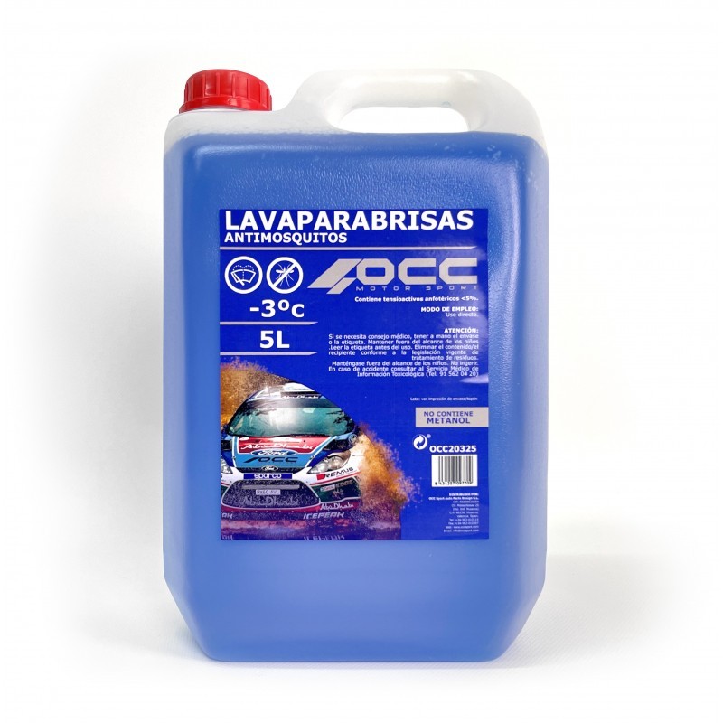 Lavaparabrisas OCC anti-mosquitos 5 l. (-3º)